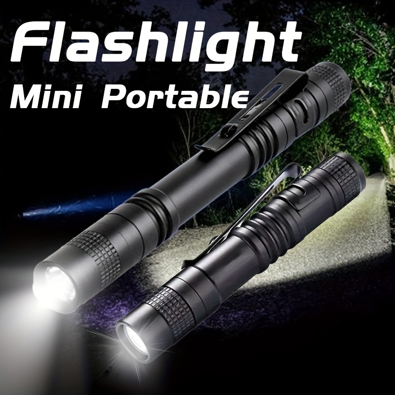 Zinc Outdoor Lighting - Мини-портативный светодиодный фонарик, карманный ультра яркий,
