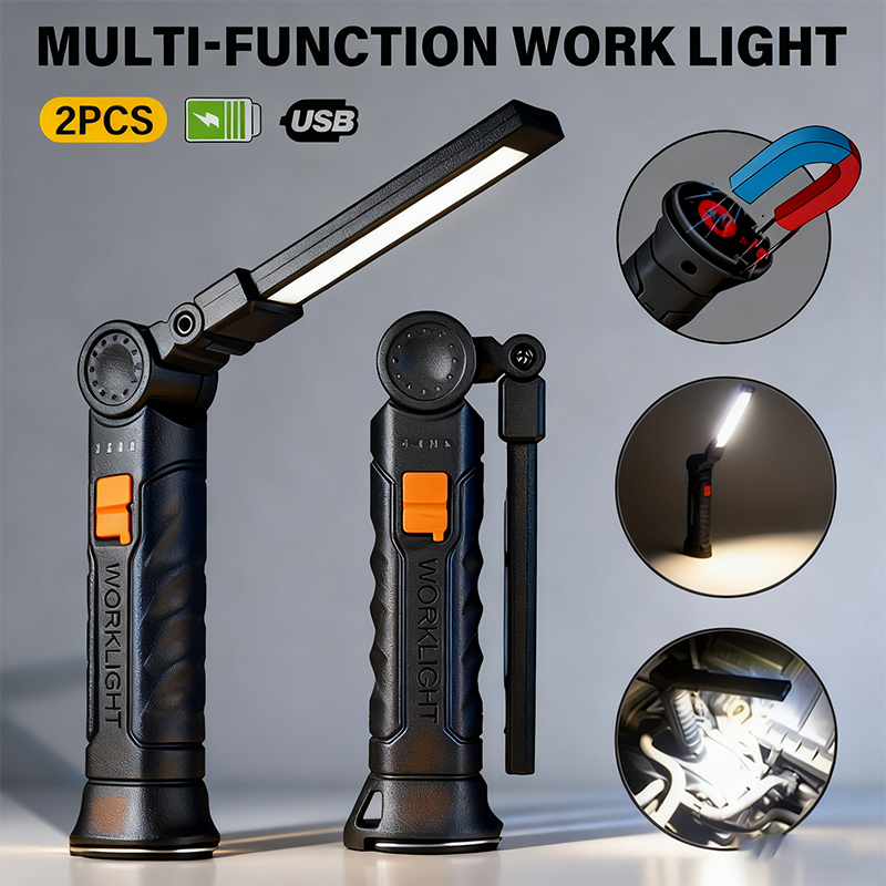 Zinc Outdoor Lighting - Портативный светодиодный фонарик COB, перезаряжаемый через