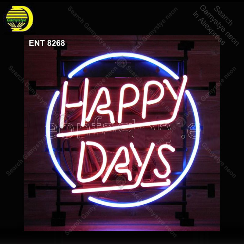Outdoor Lighting Expressions - Неоновая вывеска для Happy Days Неоновая