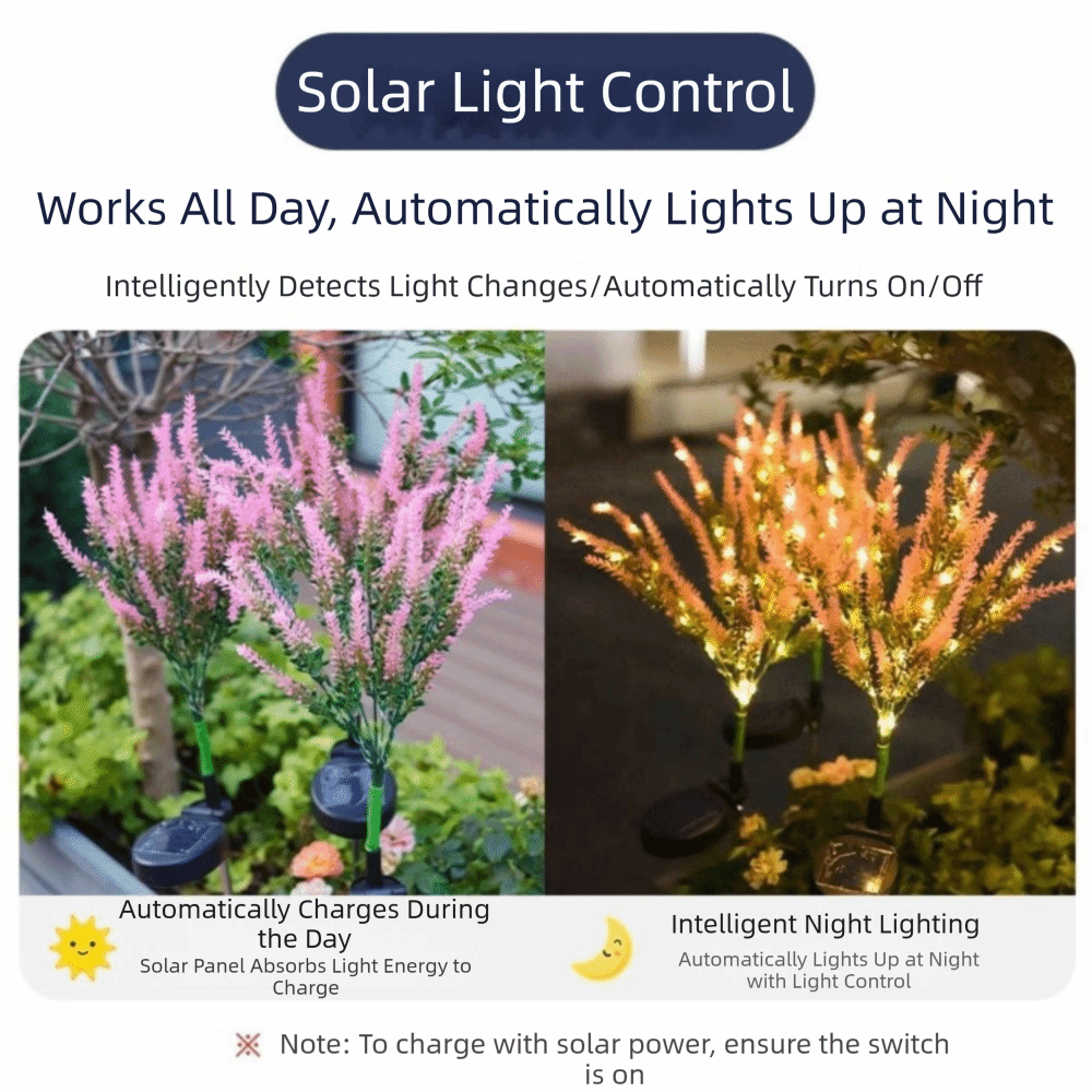 Outdoor Lighting Unit - Фиолетовый светодиодный солнечный светильник в форме