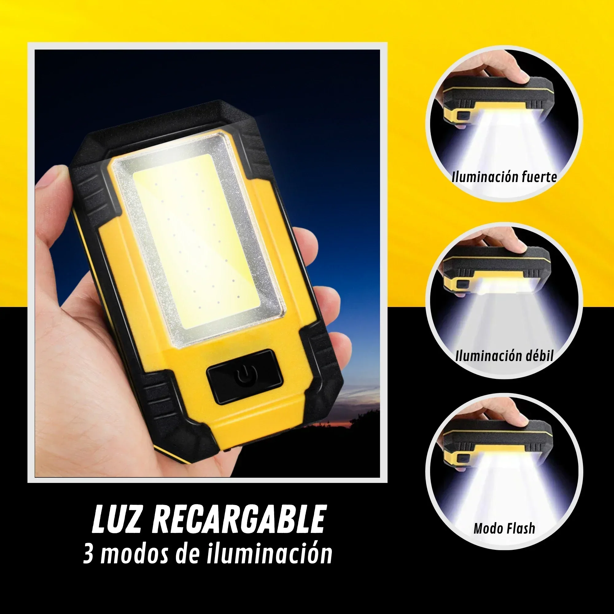 Перезаряжаемый рабочий фонарь  – обзор и цена Zinc Outdoor Lighting