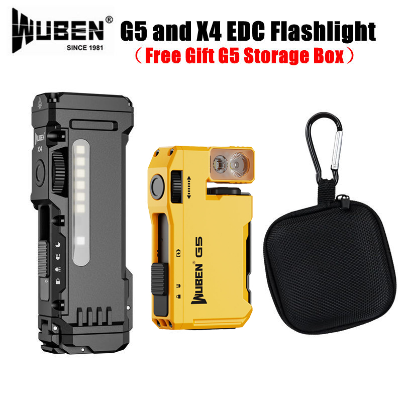 Фонарь WUBEN G5 & X4 EDC, пере – обзор и цена Zinc Outdoor Lighting