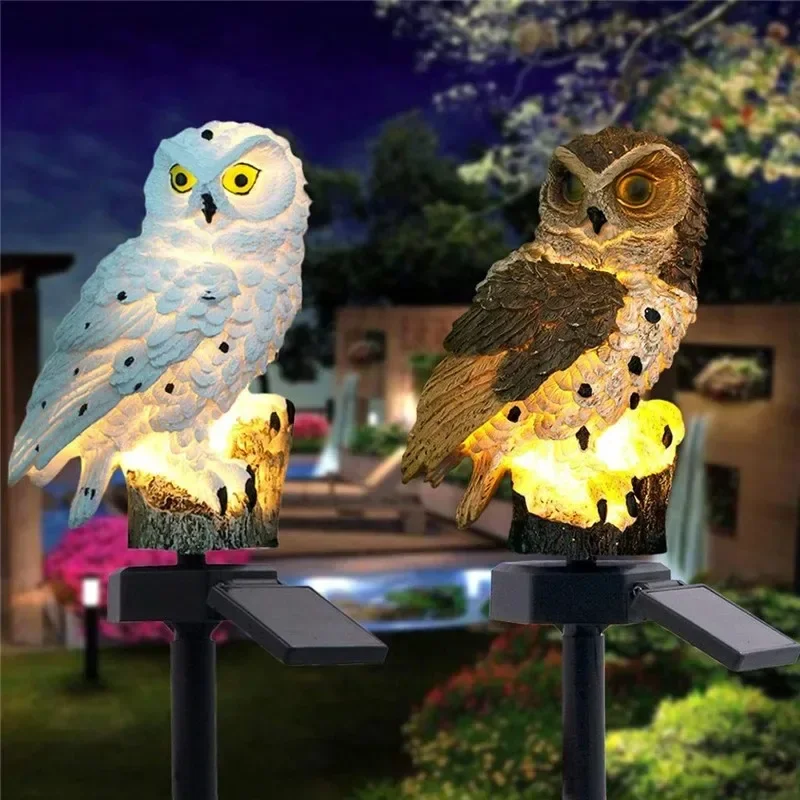 Солнечная статуэтка совы с LED – обзор и цена Outdoor Lighting Quality