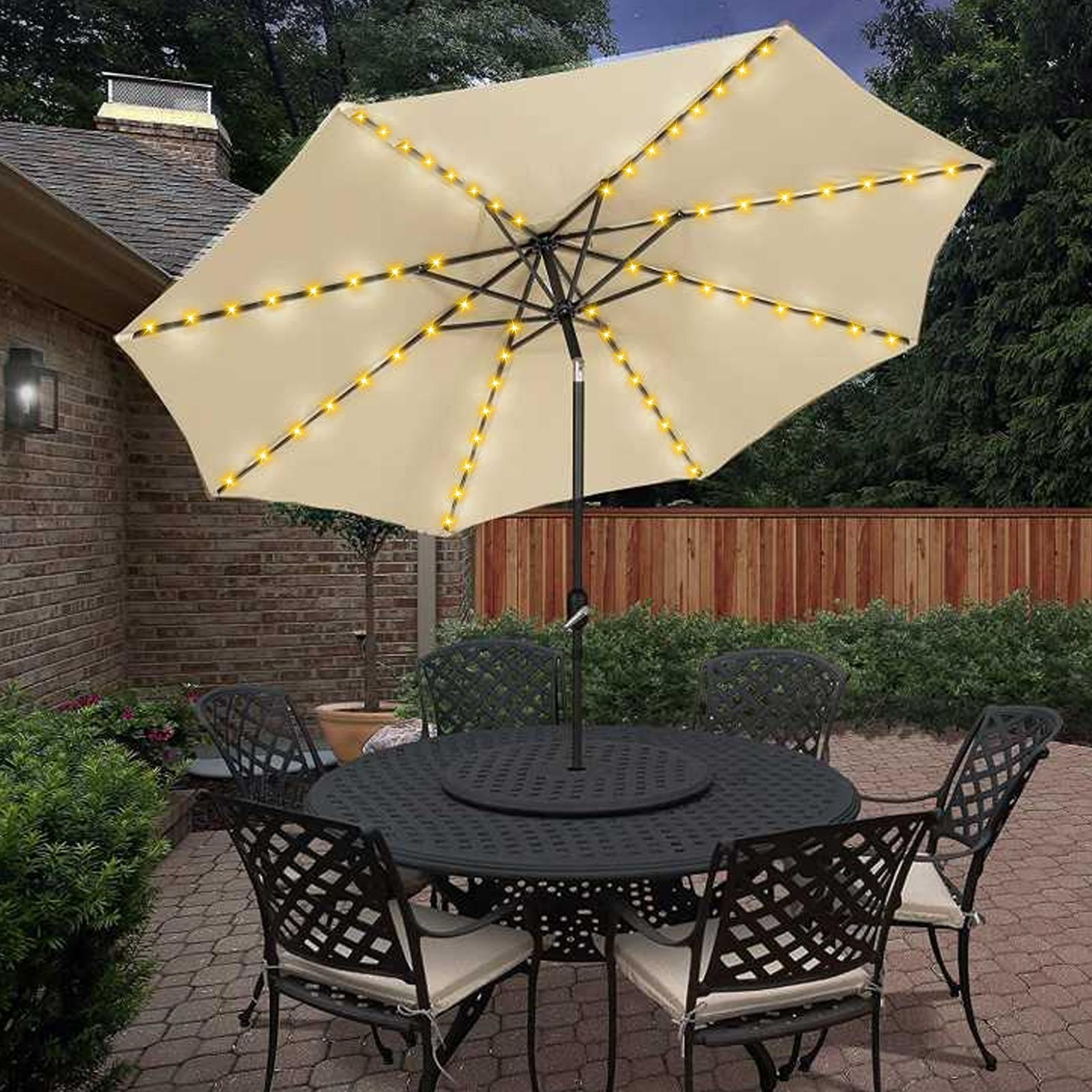 Солнечная гирлянда для зонта с – обзор и цена Outdoor Lighting Under Pergola